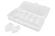 Sortimentkasten mit 12 variablen Fächern 260x125x43,5mm
