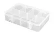 Sortimentkasten mit 8 variablen Fächern 187x126x43mm