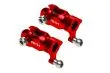 Rakonheli Heckrotorblatthalter Set aus Aluminium in rot für Blade Fusion 180