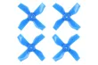BetaFPV Gemfan 4Blatt Propeller Set 31mm für 1mm Welle in blau für Beta65X 2S
