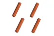 Abstandshalter / Spacer / Standoff M3 Aluminium eloxiert gerändelt in orange 4Stück 40mm