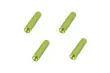 Abstandshalter / Spacer / Standoff M3 Aluminium eloxiert gerändelt in grün 4Stück 25mm