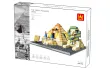 Wange Klemmbausteine - Pyramide von Gizeh Sphinx - 643 Teile