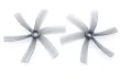 HQ Sechsblatt Duct Propeller für Cinewhoops 75mmx6 je 2xCW und 2xCCW für 5mm Welle in schwarz transparent