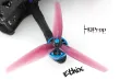 HQ Dreiblatt Propeller Ethix P3 Peanutbutter Jelly Propeller in violett und braun aus Poly Carbonate 5,1x3x3 je 2xCW und 2xCCW