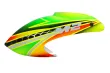 Microheli Fiberglas Haube im grün gelben Design für OMPHobby M2 V1, V2 und EXP