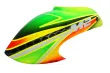 Microheli Fiberglas Haube im grün gelben Design für OMPHobby M2 V1, V2 und EXP