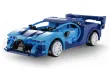 CaDA Klemmbausteine Blue Race Car RC Set RTR mit Fernsteuerung oder via APP und Antriebsset - 325 Teile