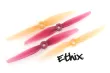HQ Zweiblatt Propeller Ethix P3B Peanutbutter Jelly Propeller in violett und braun aus Poly Carbonate 5,1x3 je 2xCW und 2xCCW