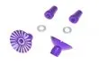 Steuerknüppelendstück / Gimbal Stick End / Typ E in violet mit M3 Gewinde 2Stück