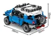 Sembo Klemmbausteine Geländewagen blau Pullback - 999 Teile