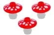 Klemmbausteine Pilz in rot 3Stück