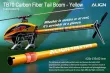 Align Ersatzteile Carbon Heckrohr in gelb für Align T-Rex TB70