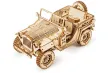 Lasercut Holzbausatz Standmodell Auto Army Jeep 369 Teile