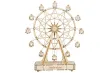 Lasercut Holzbausatz Funktionsmodell Riesenrad Musicbox 232 Teile