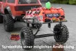 RC Crawler Scalezubehör 1/10 Dachträgernetz gelb