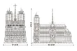 Reobrix Klemmbausteine Notre Dame Paris - 8868 Teile