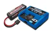 Traxxas Ladegerät SET mit EZ-Peak Live Schnell-Lader 12A und LiPo 5000mAh 4S 25C