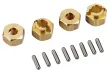 Traxxas Tuning Radmitnehmer aus Messing 7mm je 1g für TRX-4M 1/18