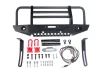 RC Crawler Scalezubehör Bumper vorne aus Metall mit Zubehör und mit LED Licht für TRX4