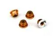 Traxxas Tuning M4 Stoppmuttern 4mm aus Aluminium mit gezahnten Flansch in orange 4Stück