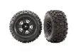 Traxxas Tuning Sledgehammer Reifen auf 2,8 Felgen in schwarz 2Stück für Bigfoot, Rustler und Stampede 1/10