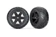 Traxxas Tuning Anaconda Reifen auf RXT 2,8 Felgen in schwarz 2Stück hinten für Rustler 1/10