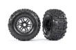 Traxxas Tuning Sledgehammer Reifen auf 2,8 Dual-Profil Felgen in schwarz 2Stück für Maxx 1/10