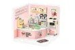 Lasercut Kunststoff Bausatz Standmodell DIY Miniature Haus Super Creator Serie Double Joy Bubble Tea 130 Teile