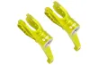 L-MA Precision Tuning Aluminium Hauptrotorblatthalter in gelb für OMPHobby M2 EVO