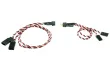 Servotragflächenkabelbaum Kabelsatz für 2 Servos Micro Plug 4B / L= 600mm