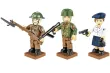 COBI Klemmbausteine Figuren Set 1944 D-Day Alliierten - 35 Teile