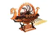 Lasercut Holzbausatz Funktionsmodell Wikinger-Drachenschiff - 229 Teile