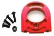 Tuningteile Aluminium Motorbefestigungsplatte in rot für Tamiya TT02