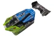 MODSTER Ersatzteile für RC Auto Mini Cito Upgrade Karosserie mit Spoiler in grün/blau