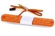 MBW RC CAR Tuningteile für 1/12 Modellautos LED Licht Set mit 5 Modis 4,8-6V Warnlichtbalken (orange)