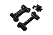 rcTURN Front und Heck Chassisstrebe aus Aluminium in Schwarz für TRX-4M
