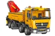MouldKing Klemmbausteine LKW mit Selbstentladekran mit RC Set - 4012 Teile