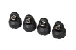 Traxxas Ersatzteile Dämpfer-Kappen in schwarz mit Kugeln 4Stück für Bandit, Bigfoot, Rustler, Slash, Stampede 1/10 und Mini-Maxx 1/16