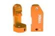 Traxxas Tuning Lenkhebelhalter 30° aus 6061-T6 Aluminium in orange für Bigfoot, Ford Raptor, Rustler, Slash und Stampede 1/10
