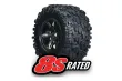 Traxxas Tuning Maxx AT Reifen auf X-Maxx Felgen in schwarz 8S Rated 2Stück für X-Maxx 1/7