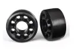 Traxxas Ersatzteile Komplettrad für Wheelie-Bar in schwarz 2Stück für MAXX 1/10, X-Maxx 1/7 und Funco 1/6