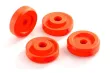 Traxxas Ersatzteile Reifenfelgenscheiben in orange 4Stück für MAXX 1/10