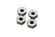 Traxxas Ersatzteile Extreme Heavy Duty Radmitnehmer aus Stahl 12mm 4Stück (für TRX9080 Kit) für Ford Fiesta, Raptor, Rustler, Slash und Stampede 1/10
