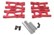 MBW RC CAR Tuningteile für RC Auto Mini Cito und DF Z06 Buggy Querlenker unten vorne und hinten aus Aluminium in rot
