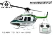 Roban RotorScale B206 Grün Weiß 450 Hubschrauber mit GPS - RTF