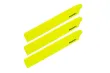 Microheli Hauptrotorblätter 3Blatt Satz aus Kunststoff in Gelb für OMPHobby M1 EVO