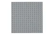 STS Grundplatte Hellgrau Unterbaubar 16x16 Noppen, 12,8cm x 12,8cm