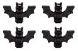 Klemmbausteine Tier Fledermaus in schwarz 4Stück