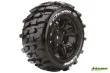 Louise Reifen X-CHAMP MFT-Reifen soft auf Felge in schwarz 24mm 2Stück für Traxxas X-MAXX 1/7